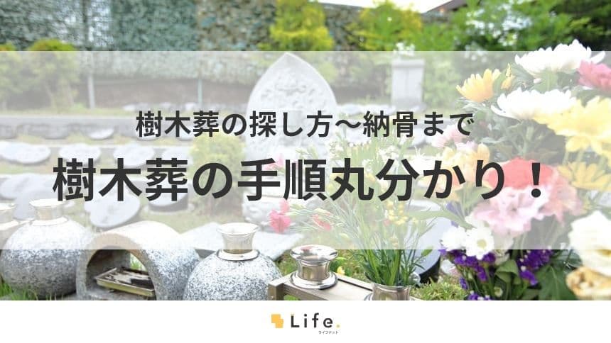 【樹木葬　手順】アイキャッチ画像