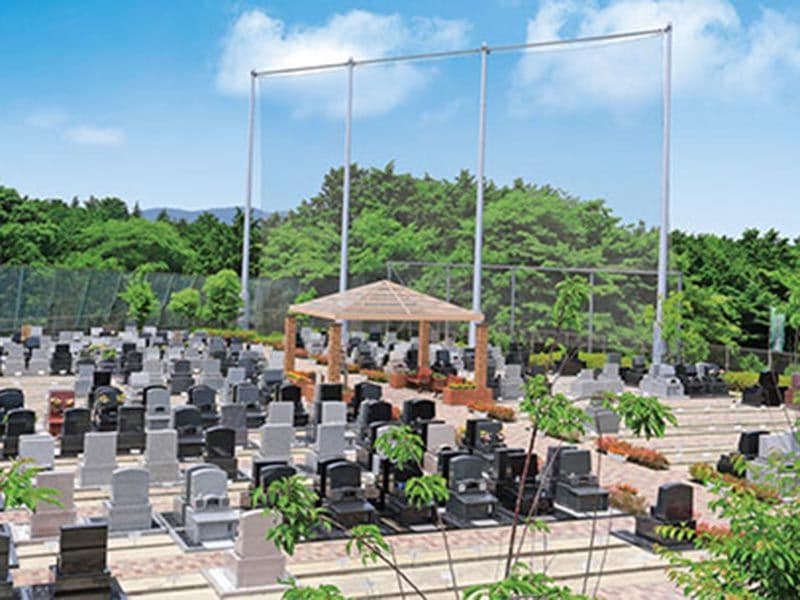美しい緑に囲まれた中井富士見霊園